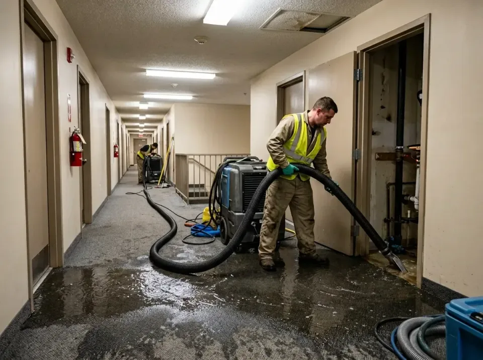 multi-unit-apartment-hallway-f-005 — frequently asked questions, Emergency Burst Pipe Water Extraction & Removal in Mont Cla…
